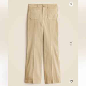J. Crew Tan Wide-Leg Pants